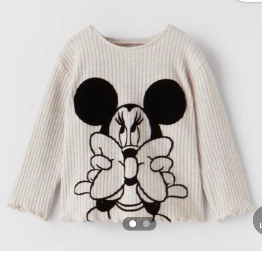 Soft touch Zara Disney shirt size4-5